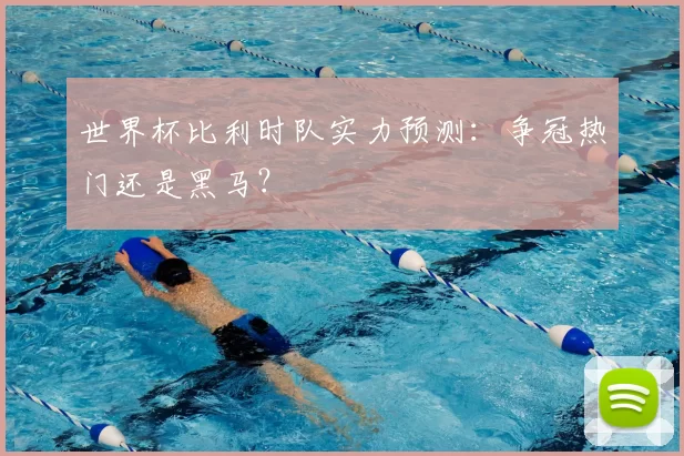 世界杯比利时队实力预测:争冠热门还是黑马?