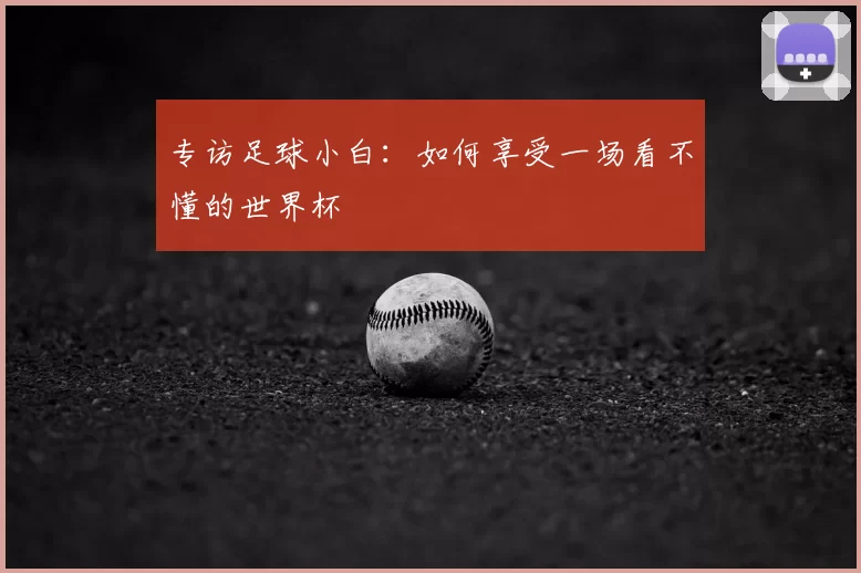 专访足球小白：如何享受一场看不懂的世界杯